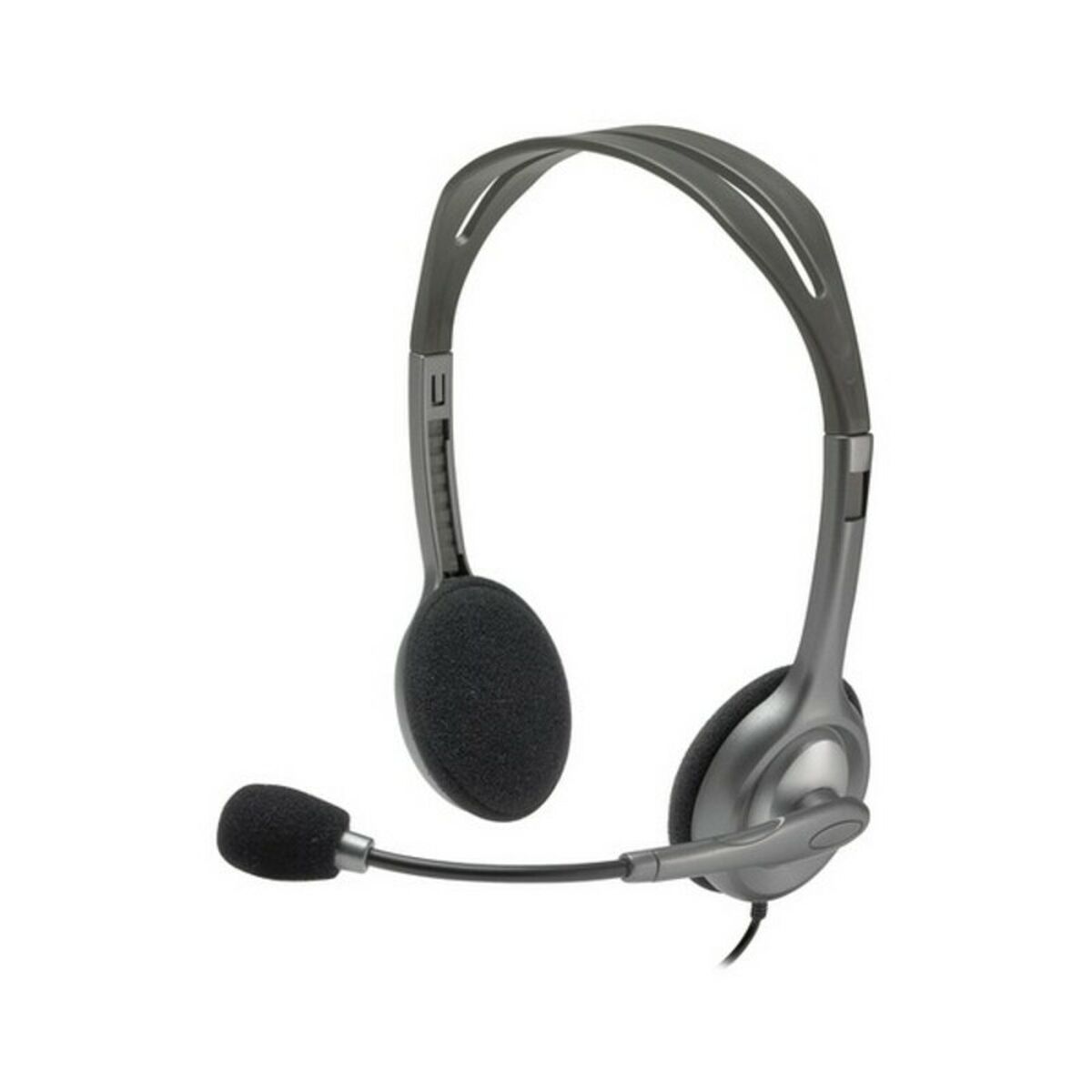 Headphones with Microphone Logitech 981-000593 Grey Headphones with Microphone Logitech 981-000593 Grey