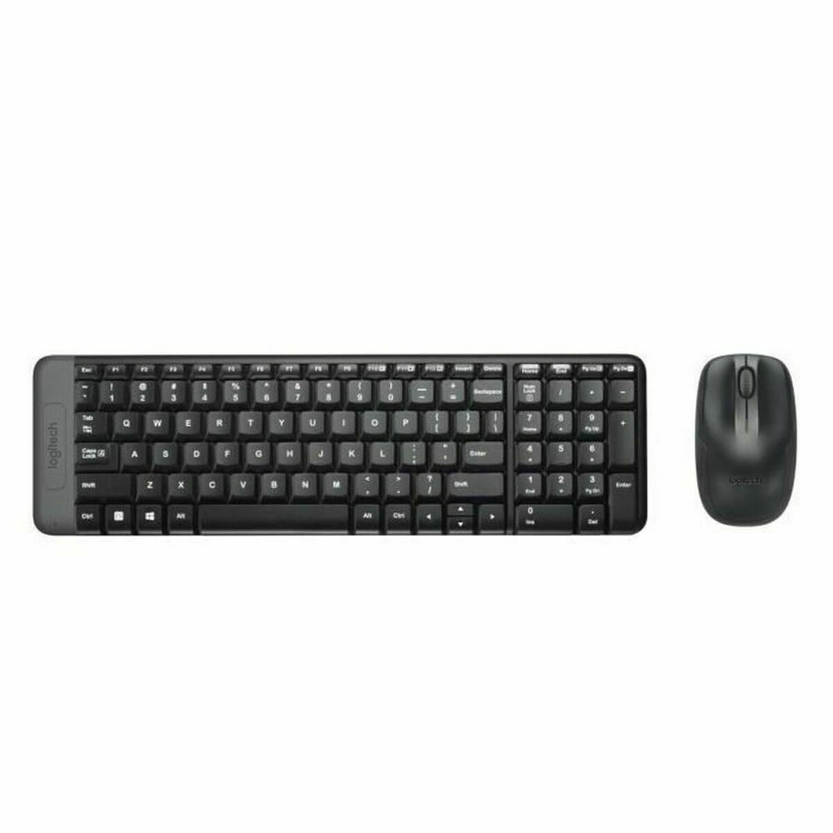 Keyboard Logitech 920-008318 Black Spanish Qwerty Keyboard Logitech 920-008318 Black Spanish Qwerty