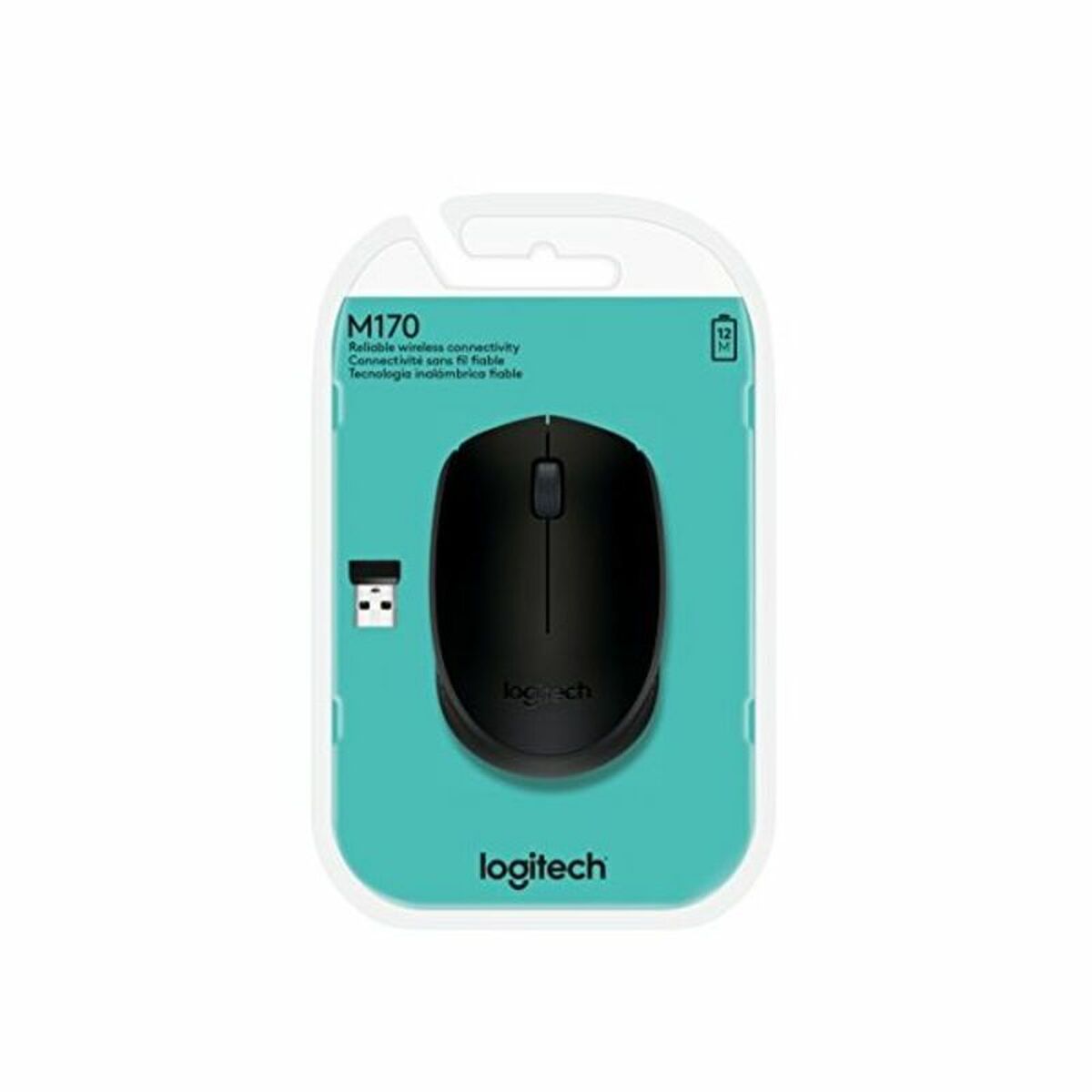 Wireless Mouse Logitech 910-004424 1000 dpi Blue Black