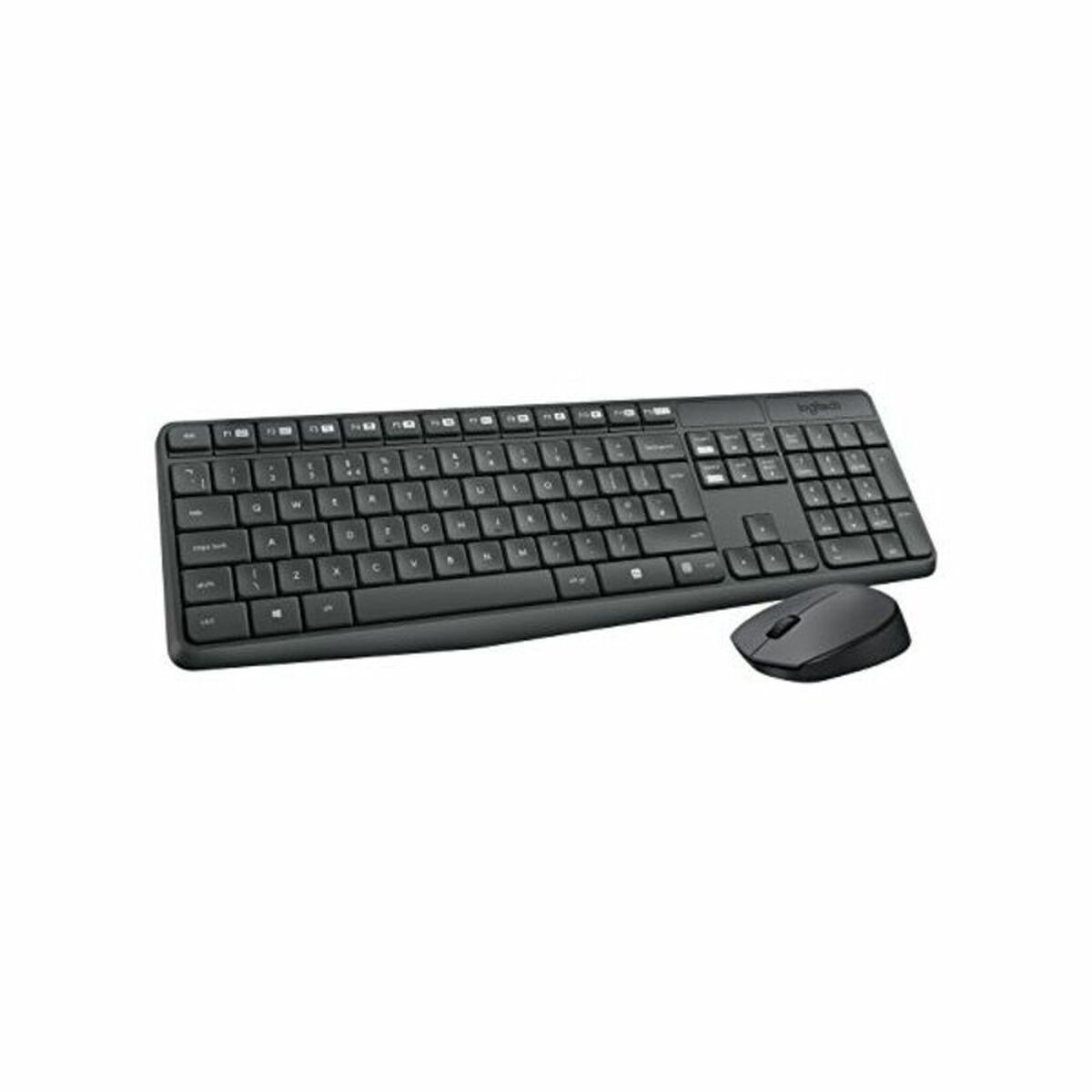 Keyboard and Wireless Mouse Logitech 920-007919 Spanish Spanish Qwerty QWERTY