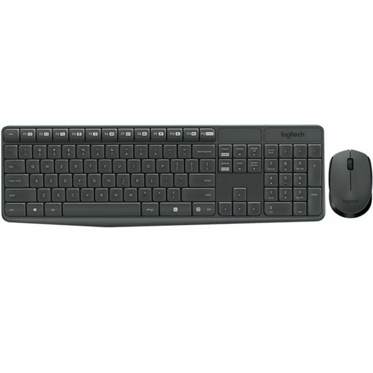 Keyboard and Wireless Mouse Logitech 920-007919 Spanish Spanish Qwerty QWERTY