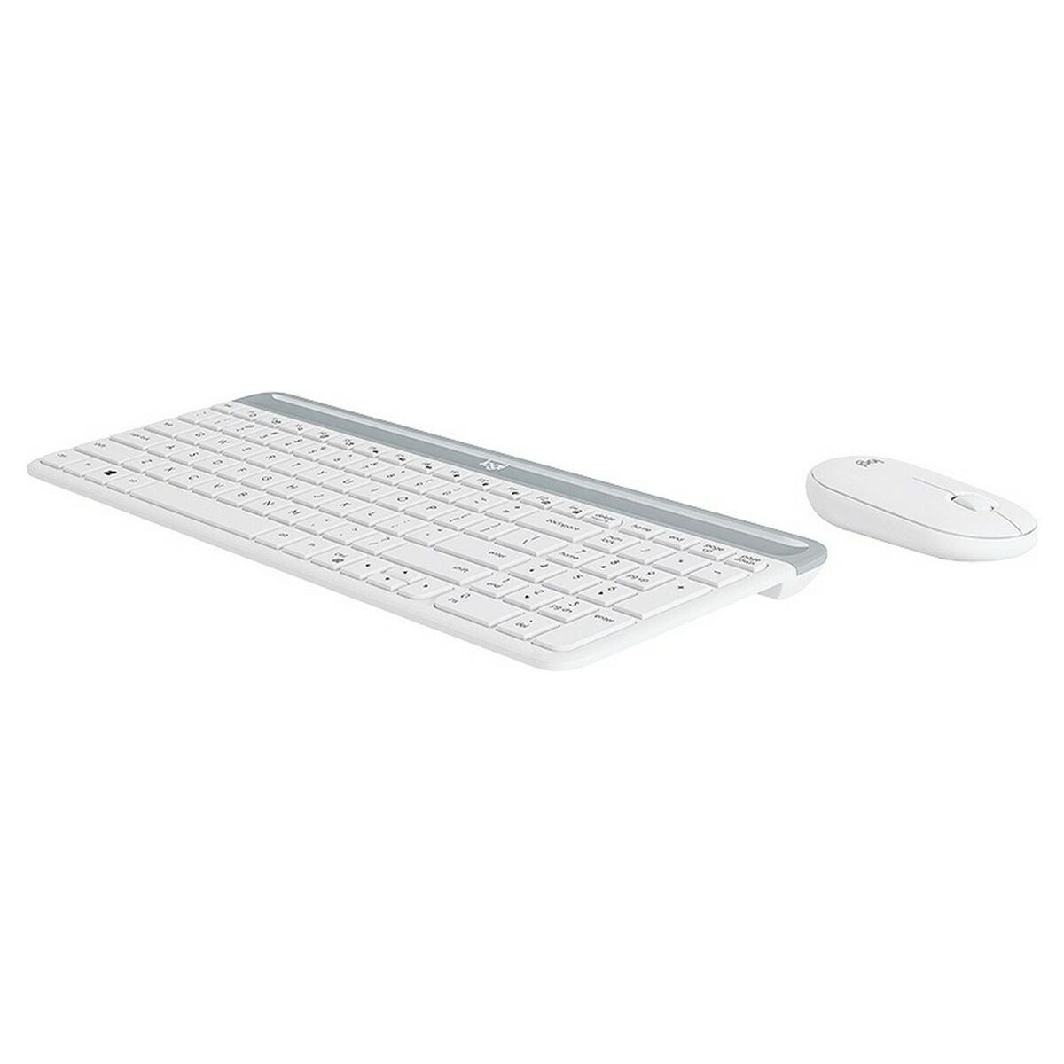 Keyboard and Mouse Logitech MK470 White French AZERTY