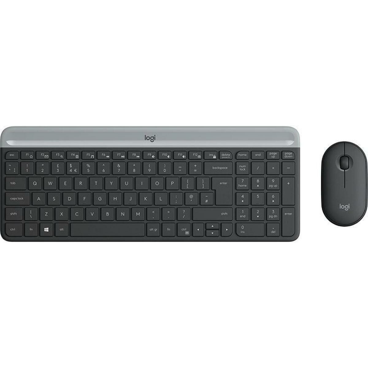 Keyboard and Mouse Logitech 920-009198 Black Spanish Qwerty