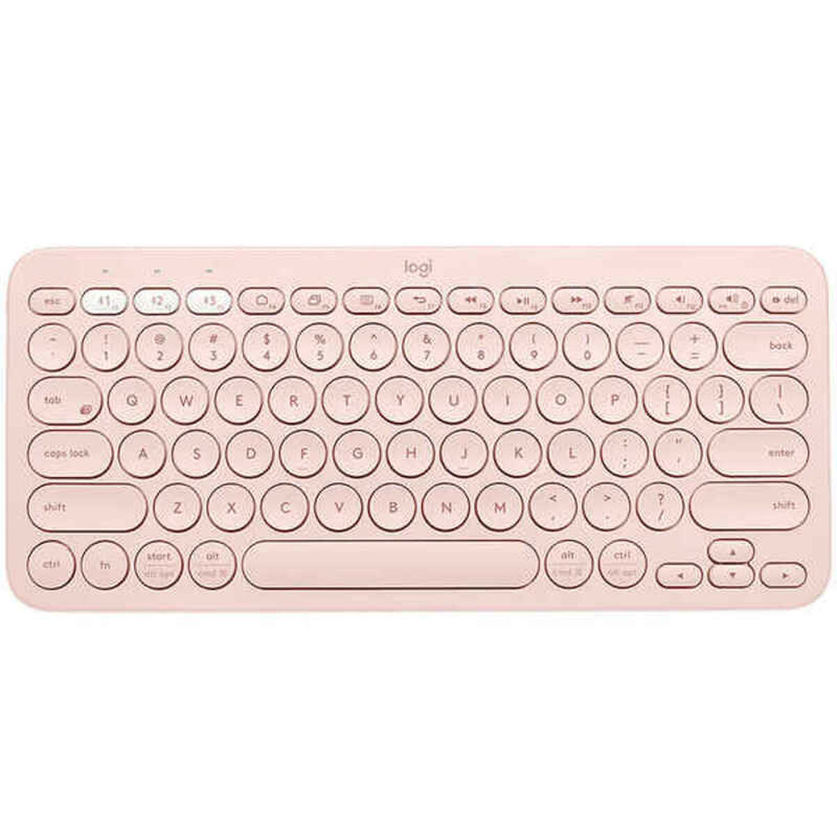 Wireless Keyboard Logitech K380 Pink Spanish Qwerty Wireless Keyboard Logitech K380 Pink Spanish Qwerty