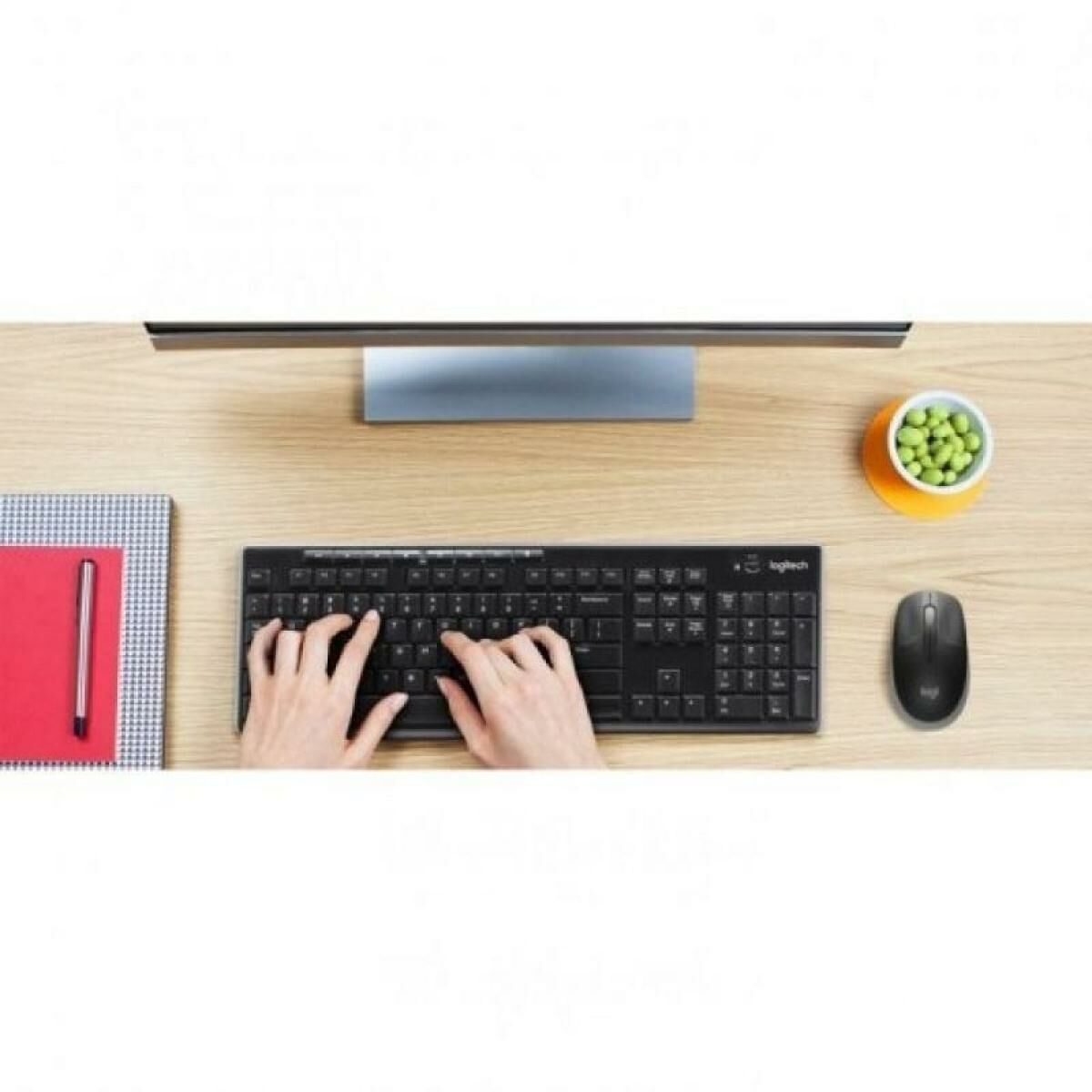 Optical Wireless Mouse Logitech M190 Grey 1000 dpi Optical Wireless Mouse Logitech M190 Grey 1000 dpi