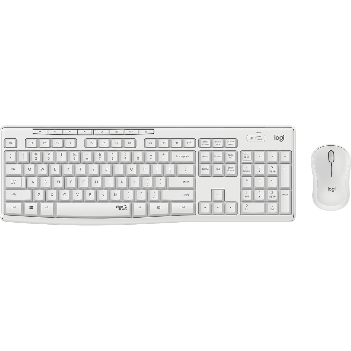 Keyboard Logitech 920-009823 White Spanish Qwerty QWERTY Qwerty UK