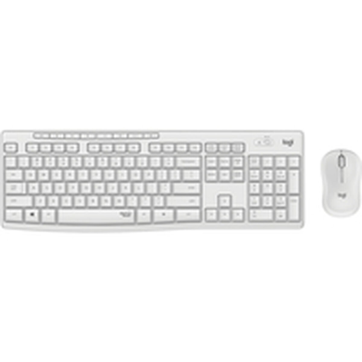 Keyboard Logitech 920-009823 White Spanish Qwerty QWERTY Qwerty UK