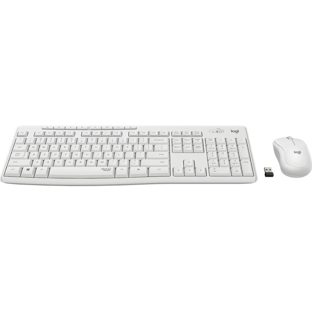 Keyboard Logitech 920-009823 White Spanish Qwerty QWERTY Qwerty UK