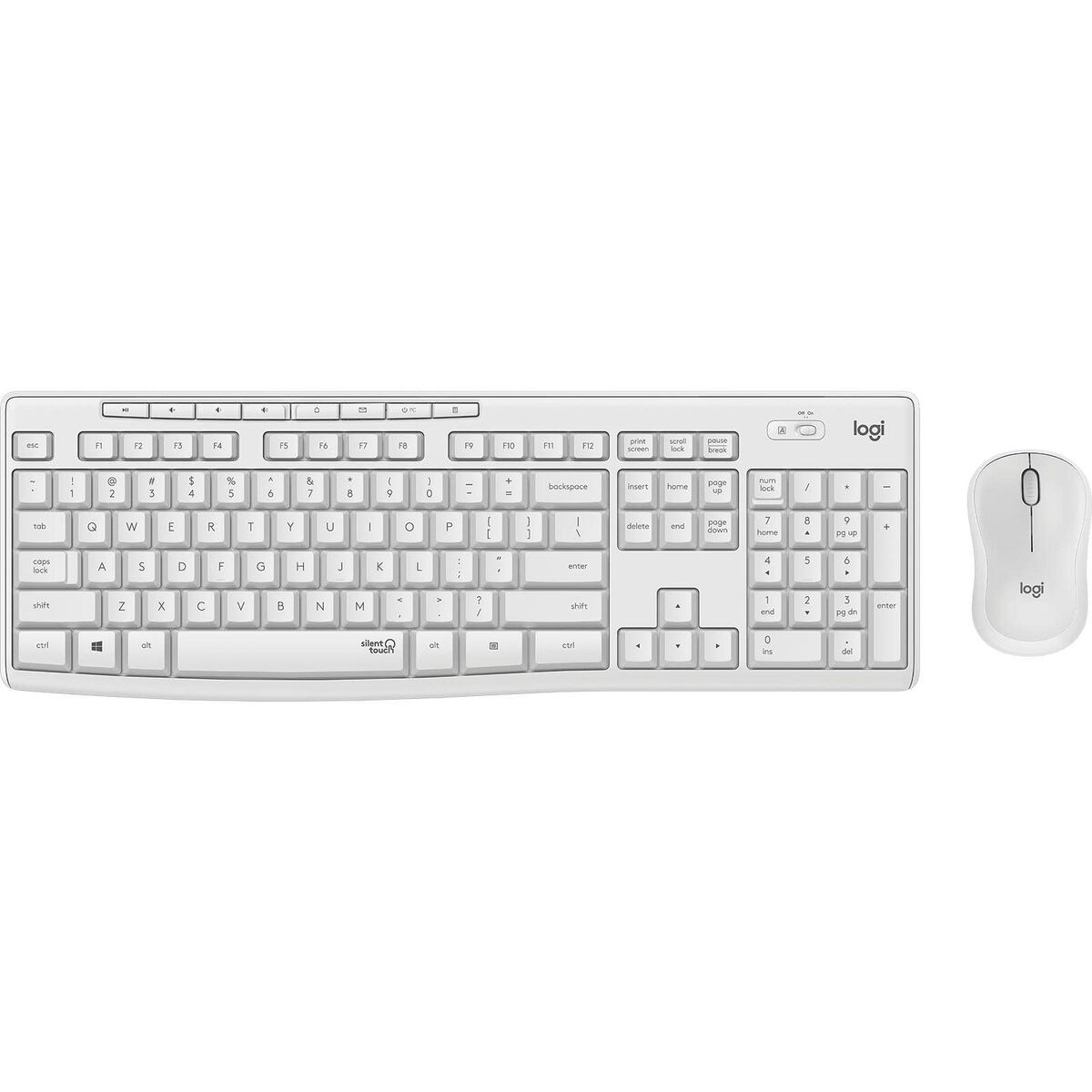 Keyboard Logitech 920-009823 White Spanish Qwerty QWERTY Qwerty UK