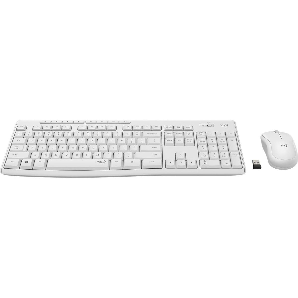 Keyboard Logitech 920-009823 White Spanish Qwerty QWERTY Qwerty UK
