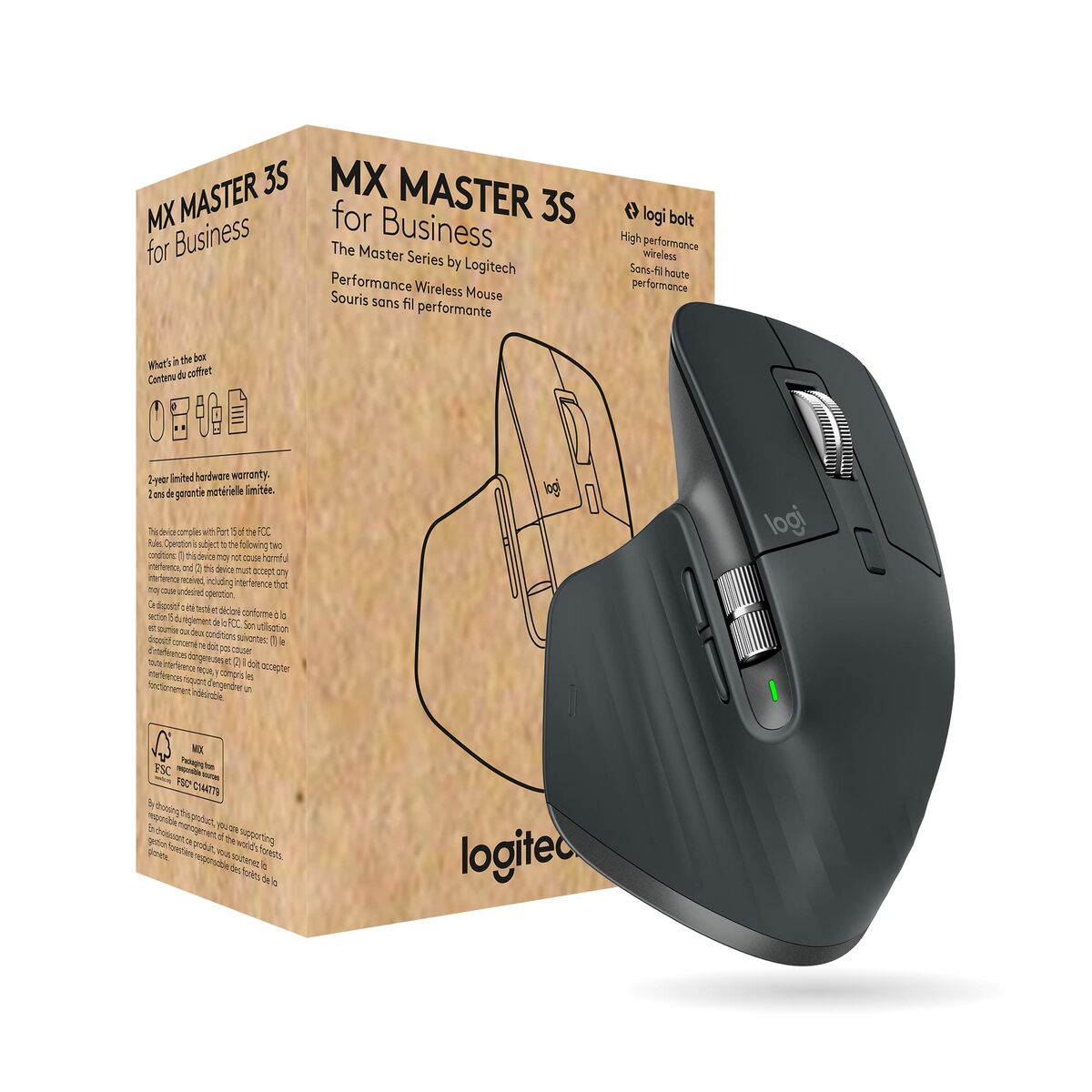 Optical Wireless Mouse Logitech MX Master 3S Grey Optical Wireless Mouse Logitech MX Master 3S Grey