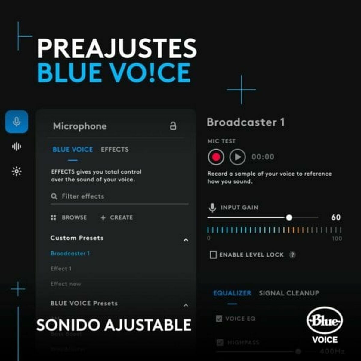 Microphone Logitech 988-000551 Black