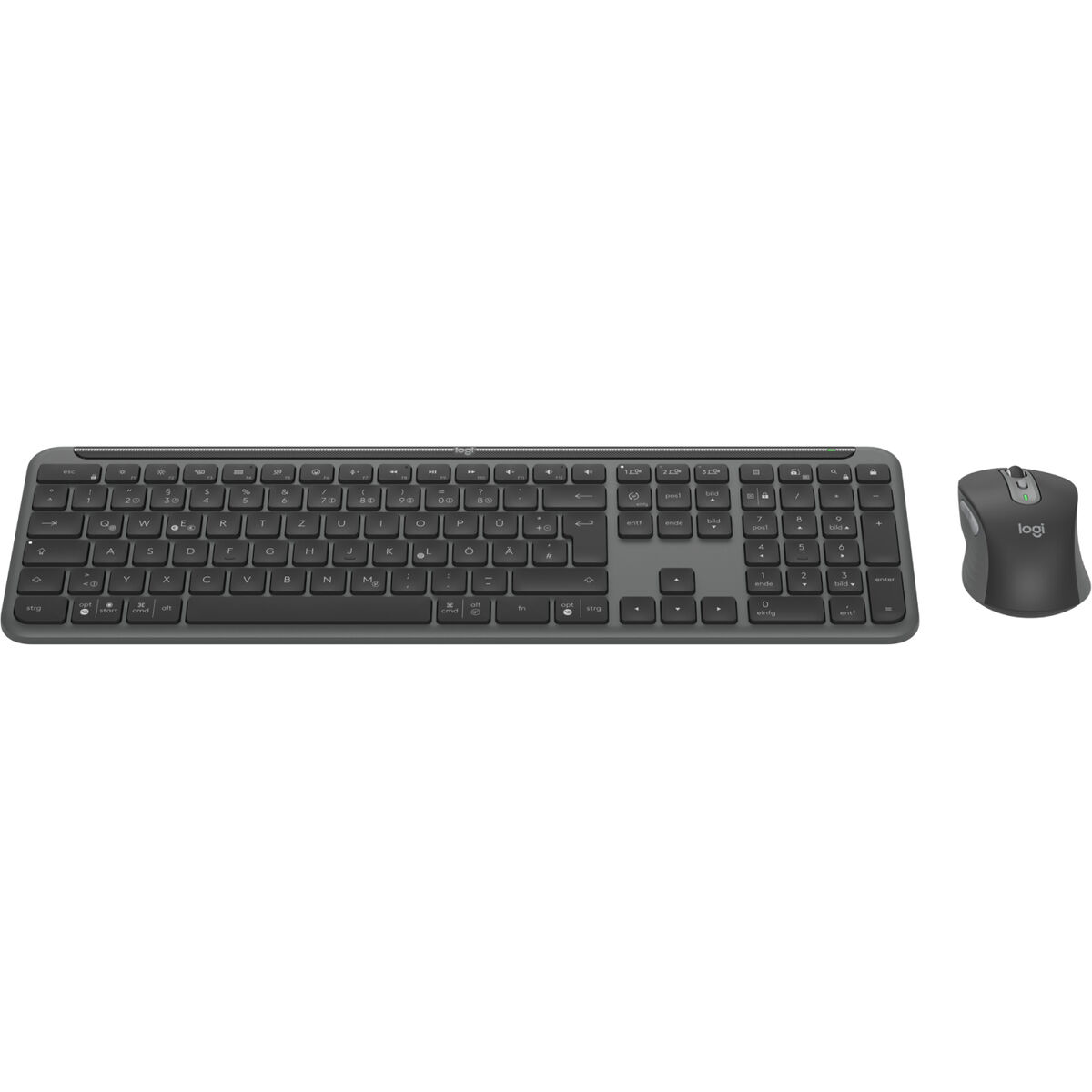 Keyboard and Mouse Logitech 920-012504 Graphite German QWERTZ