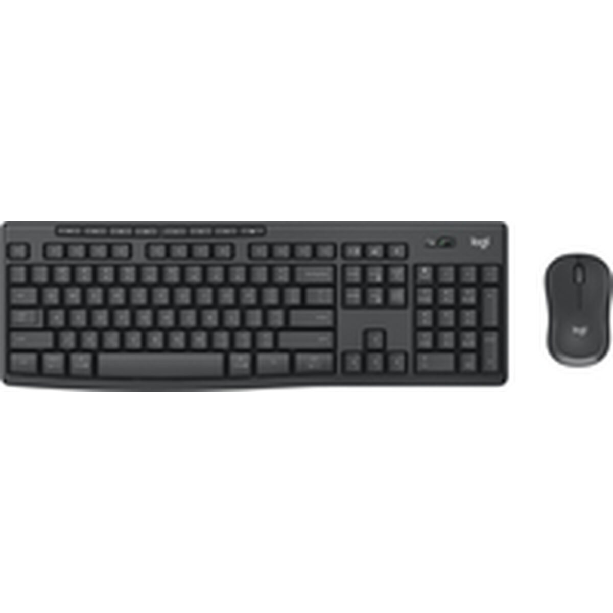 Keyboard and Mouse Logitech MK370 Graphite Steel Spanish Qwerty