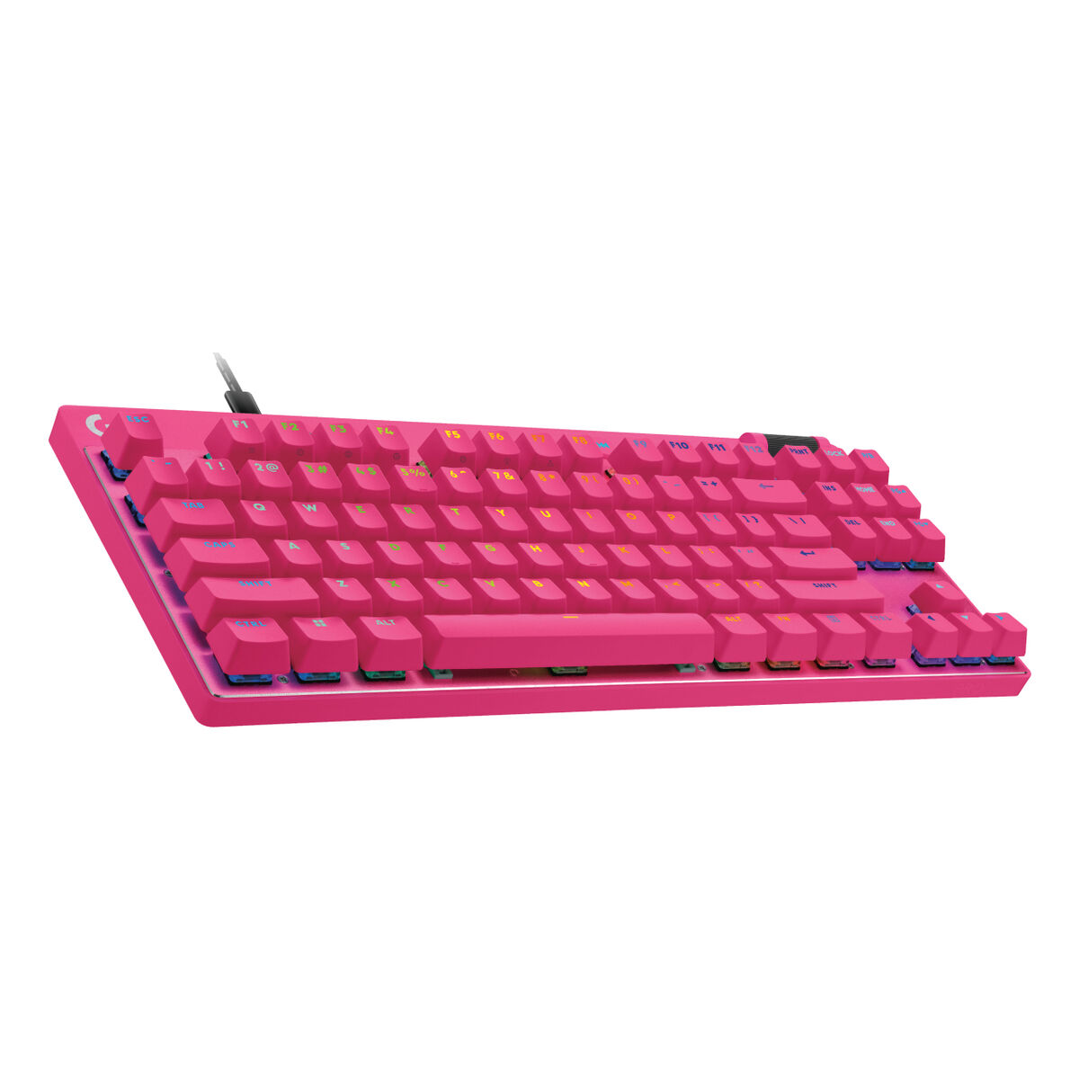 Keyboard and Mouse Logitech 920-013249 Pink Azerty French
