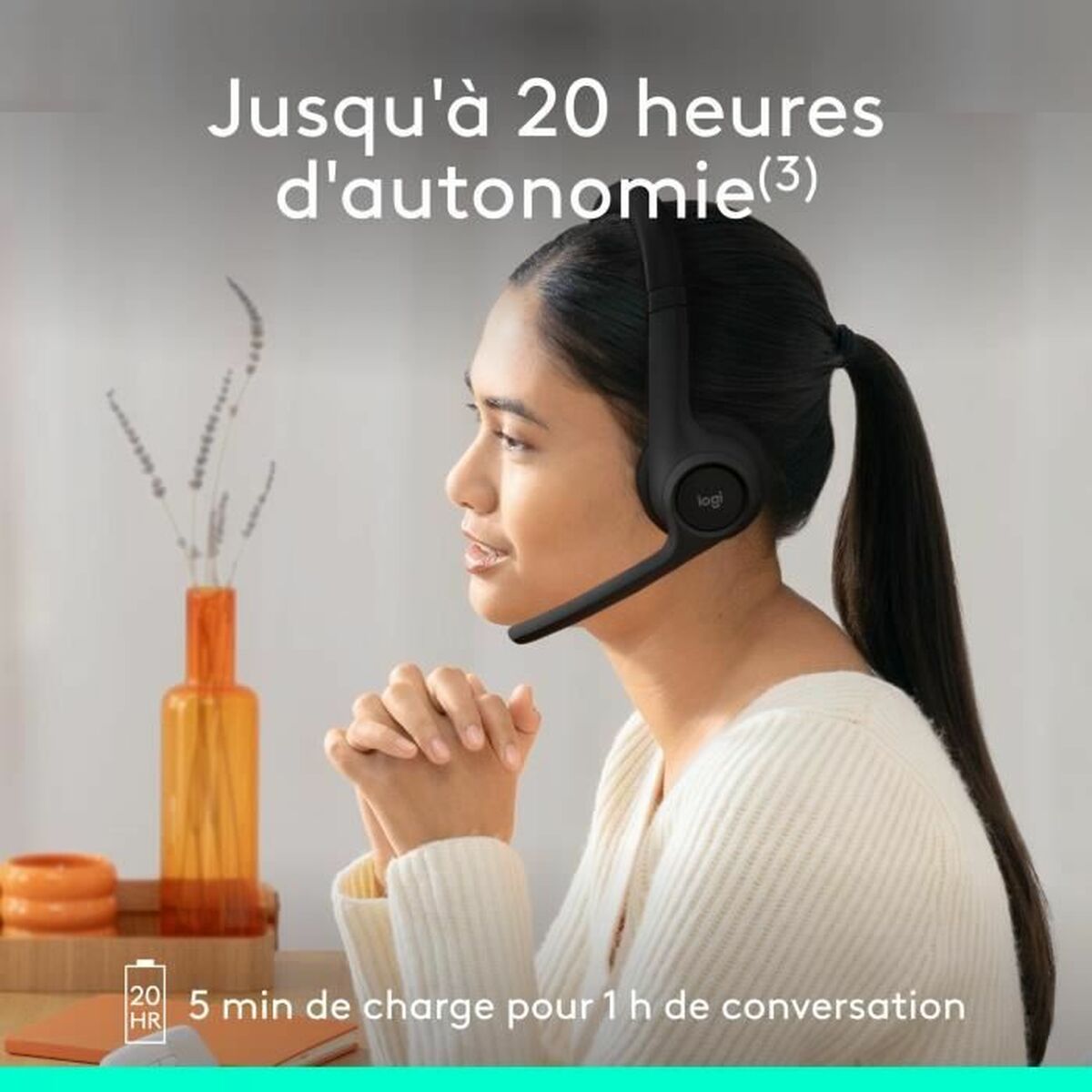 Headphones Logitech 981-001407 Black