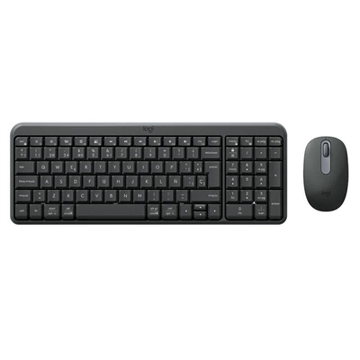 Keyboard and Mouse Logitech 920-013543 Graphite QWERTY