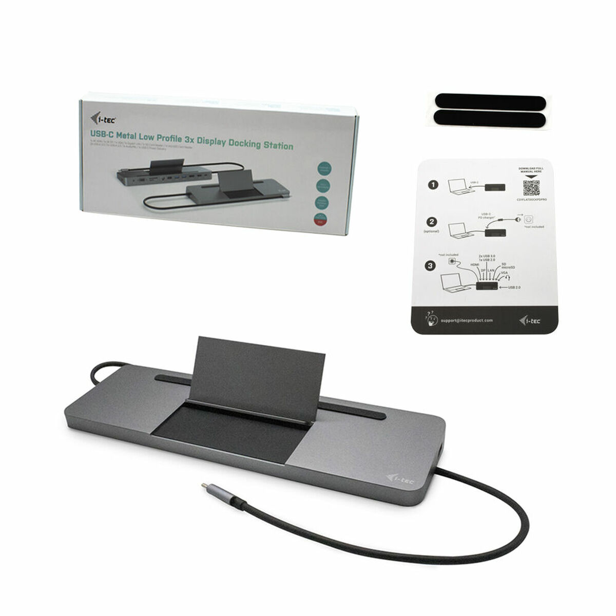 USB Hub i-Tec C31FLATDOCKPDPRO USB Hub i-Tec C31FLATDOCKPDPRO