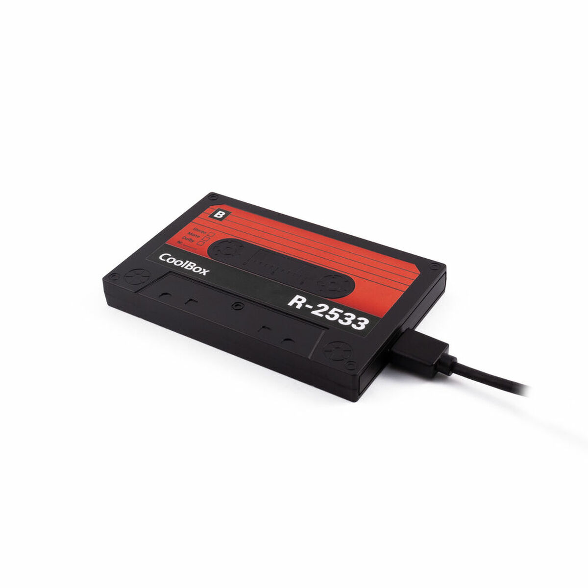 Hard Drive CoolBox SlimChase R-2533 2,5″ Black/Red
