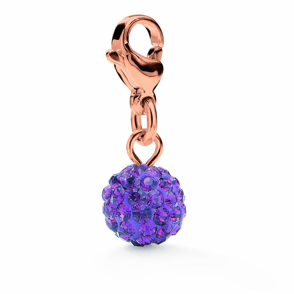 Ladies’ Beads Folli Follie 3P0T026RX Purple 1 cm