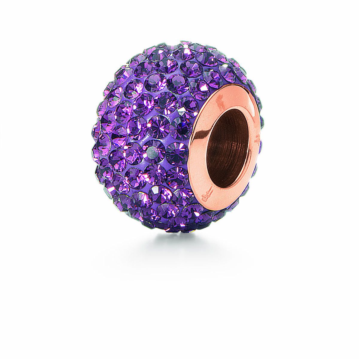 Ladies’ Beads Folli Follie 3P0T023RX Purple 1 cm