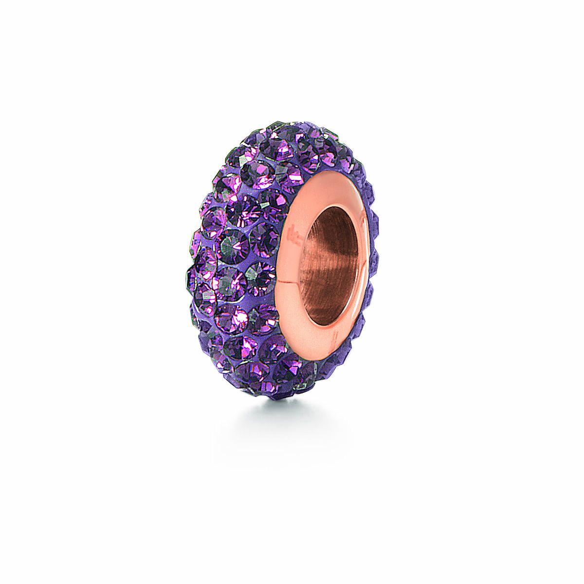 Ladies’ Beads Folli Follie 3P0T024RX_- Purple 1 cm