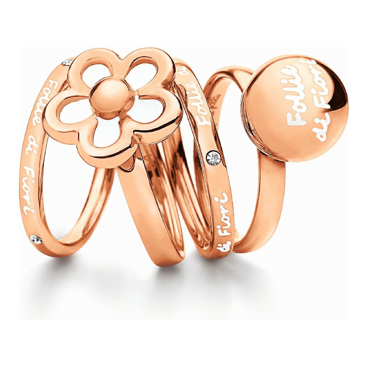 Ladies’ Ring Folli Follie 3R1T037RWC