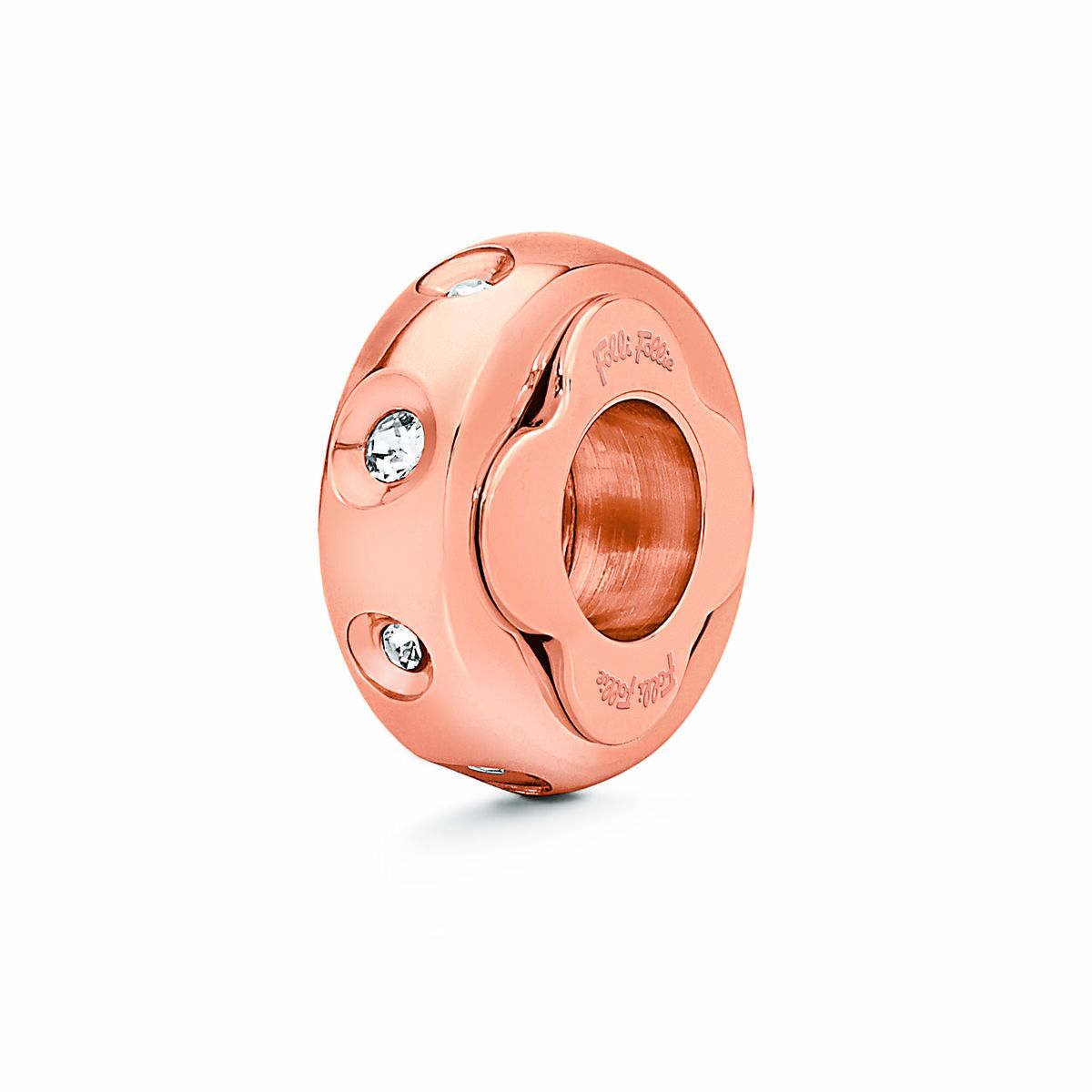 Ladies’ Beads Folli Follie 3P13T017RC Golden 1 cm