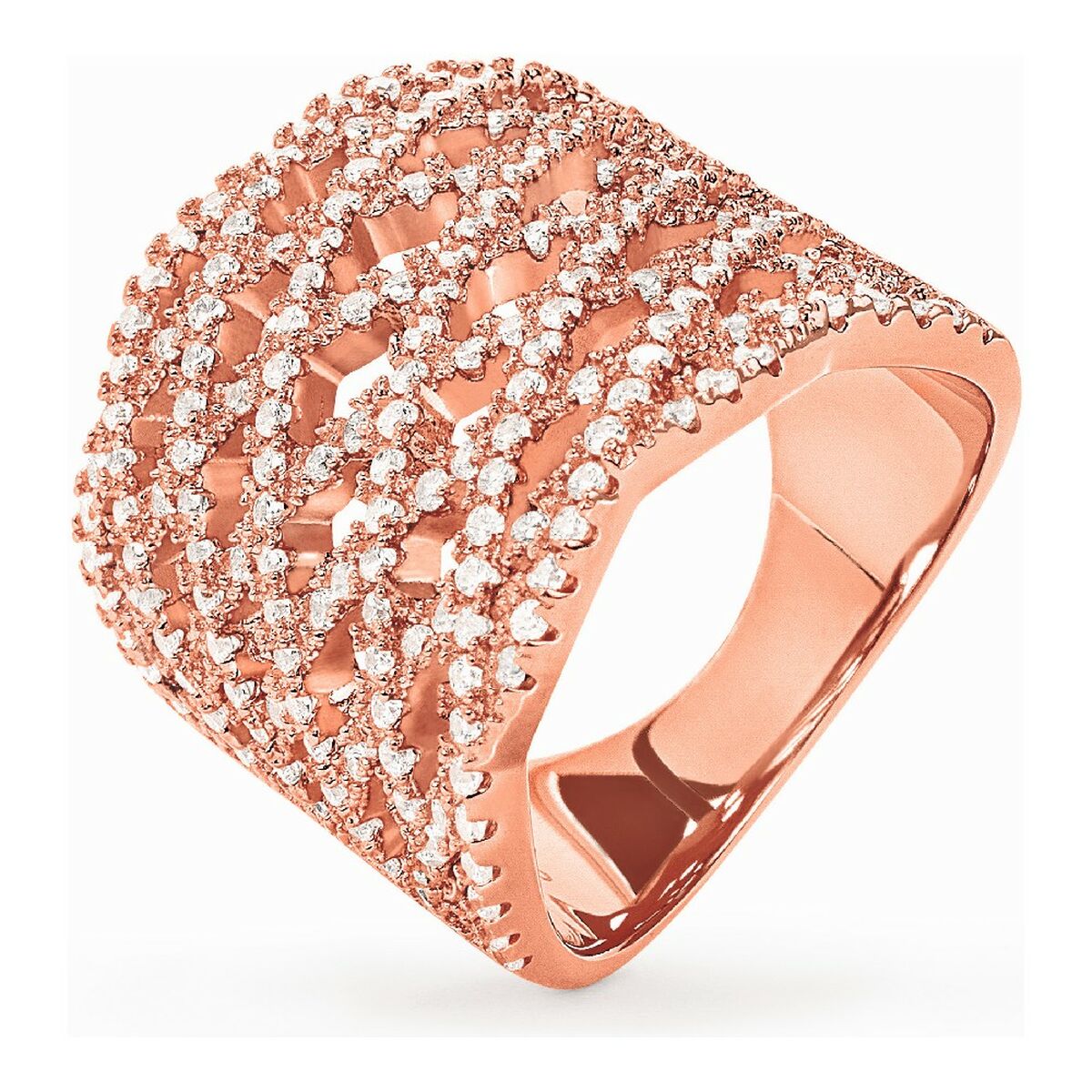 Ladies’ Ring Folli Follie 3R17S006RC