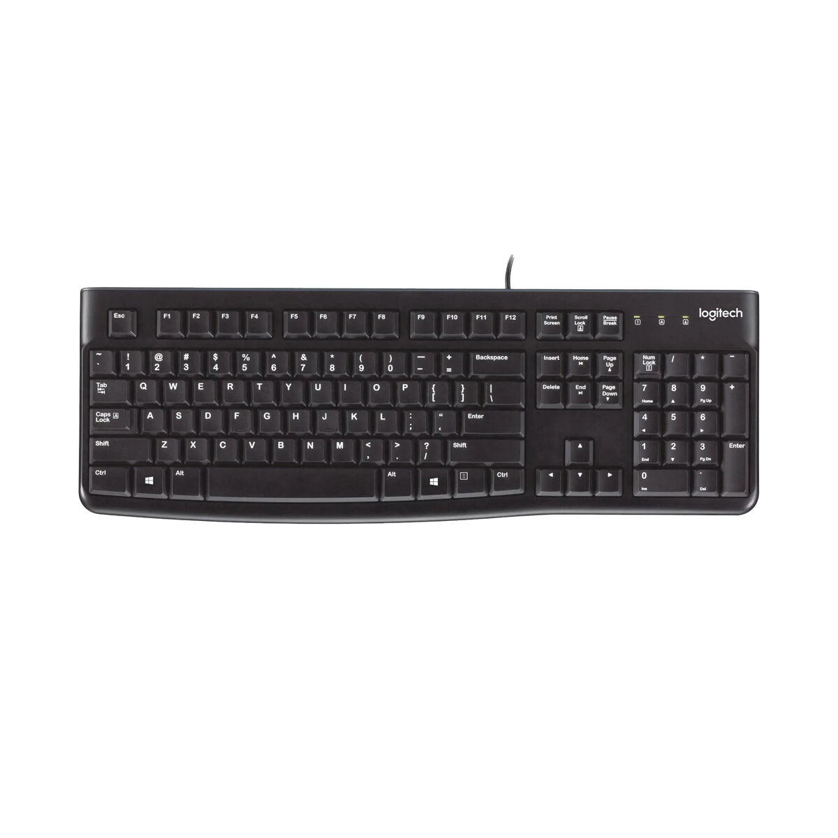 Keyboard Logitech 920-002488 Black Spanish Qwerty AZERTY Keyboard Logitech 920-002488 Black Spanish Qwerty AZERTY