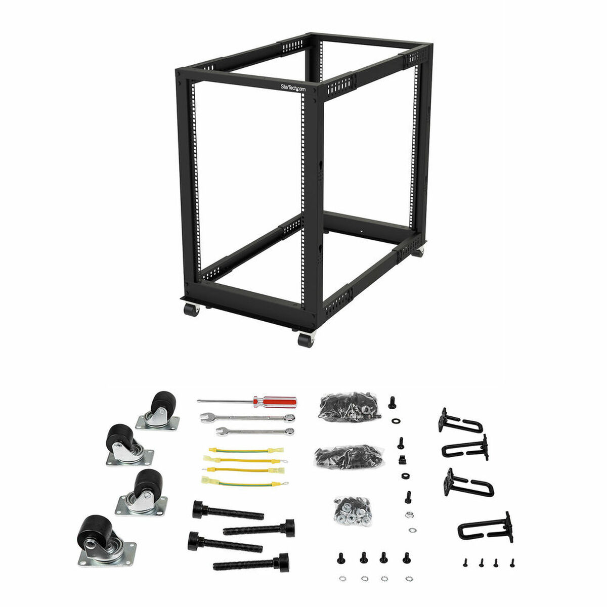 Wall-mounted Rack Cabinet Startech 4POSTRACK18U Wall-mounted Rack Cabinet Startech 4POSTRACK18U