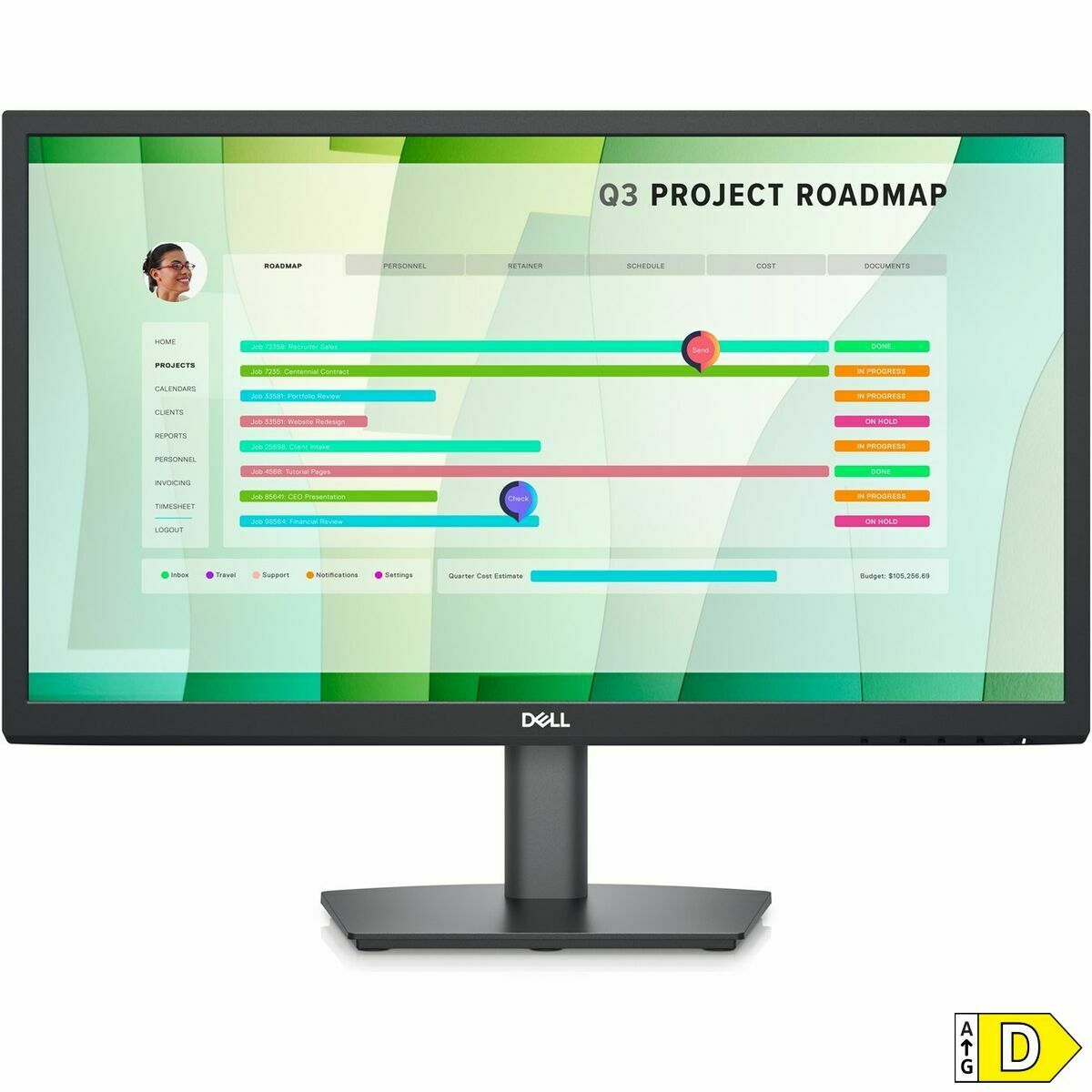 Monitor Dell DELL-E2223HN Full HD 21,4″