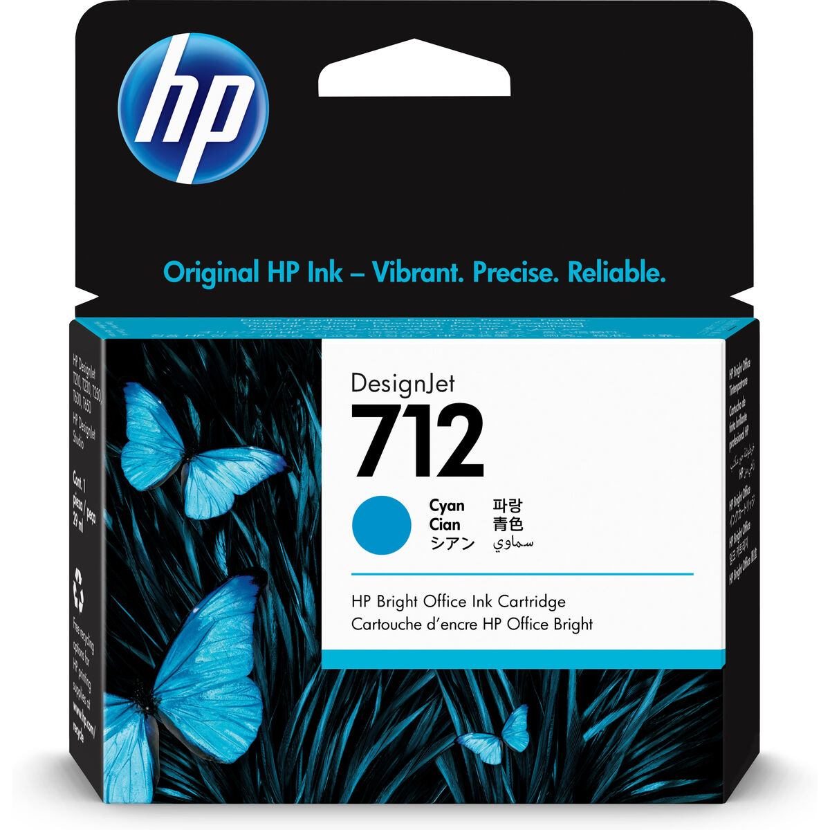 Original Ink Cartridge HP 712 Cyan 29 ml Original Ink Cartridge HP 712 Cyan 29 ml