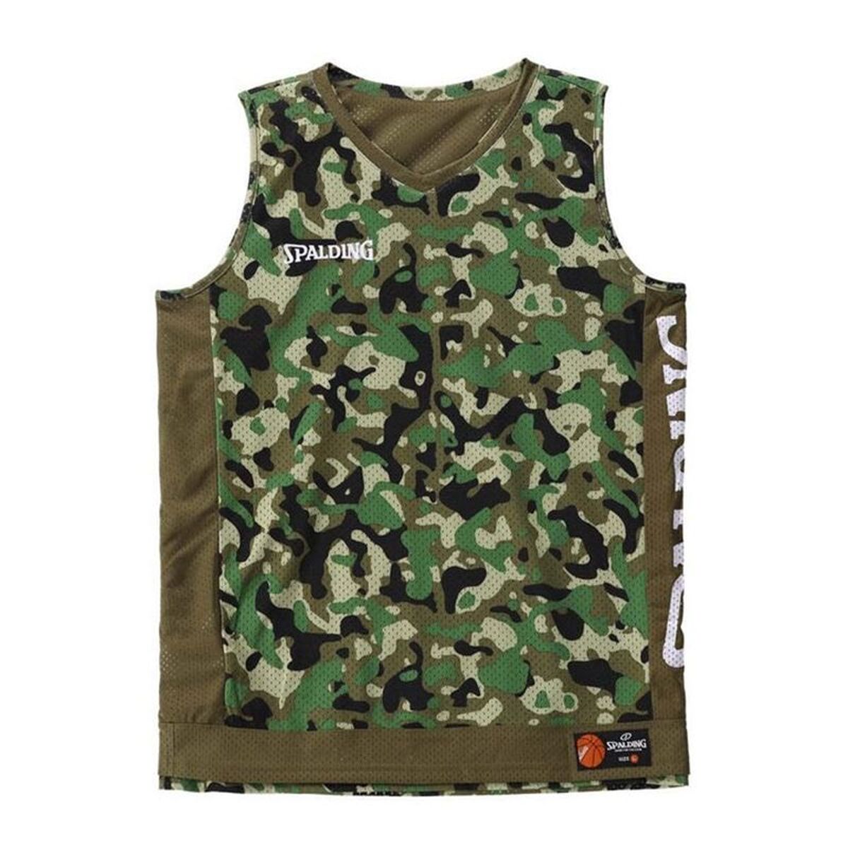 Basketball shirt Spalding Spalding Reversible Green Basketball shirt Spalding Spalding Reversible Green