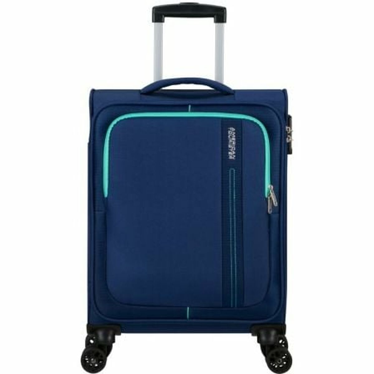 Cabin suitcase American Tourister 146674-6636 Blue 55 x 40 x 20 cm Cabin suitcase American Tourister 146674-6636 Blue 55 x 40 x 20 cm