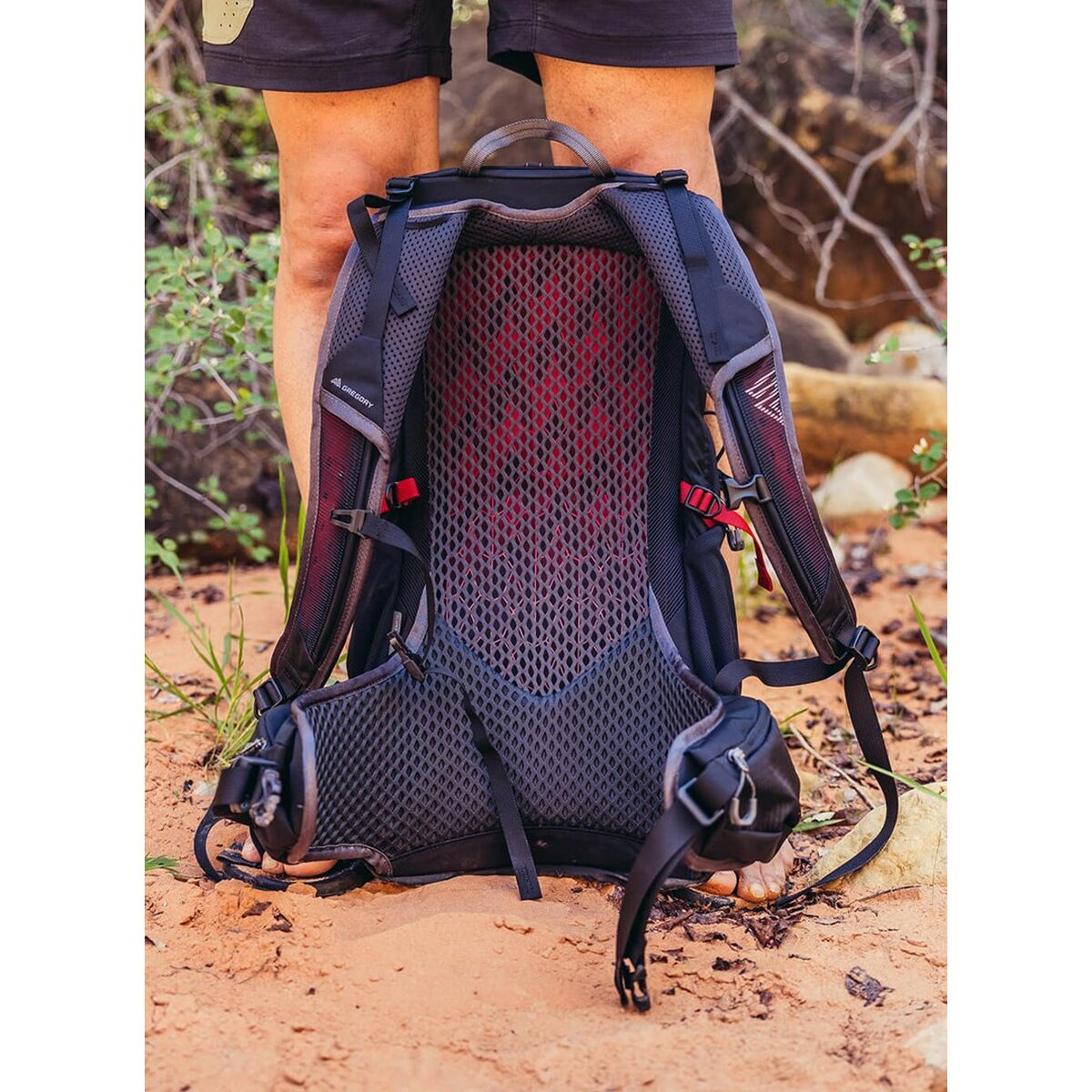 Gym Bag Gregory Zulu 20 LT Black Polyester Alloy steel 20 L (20 L)