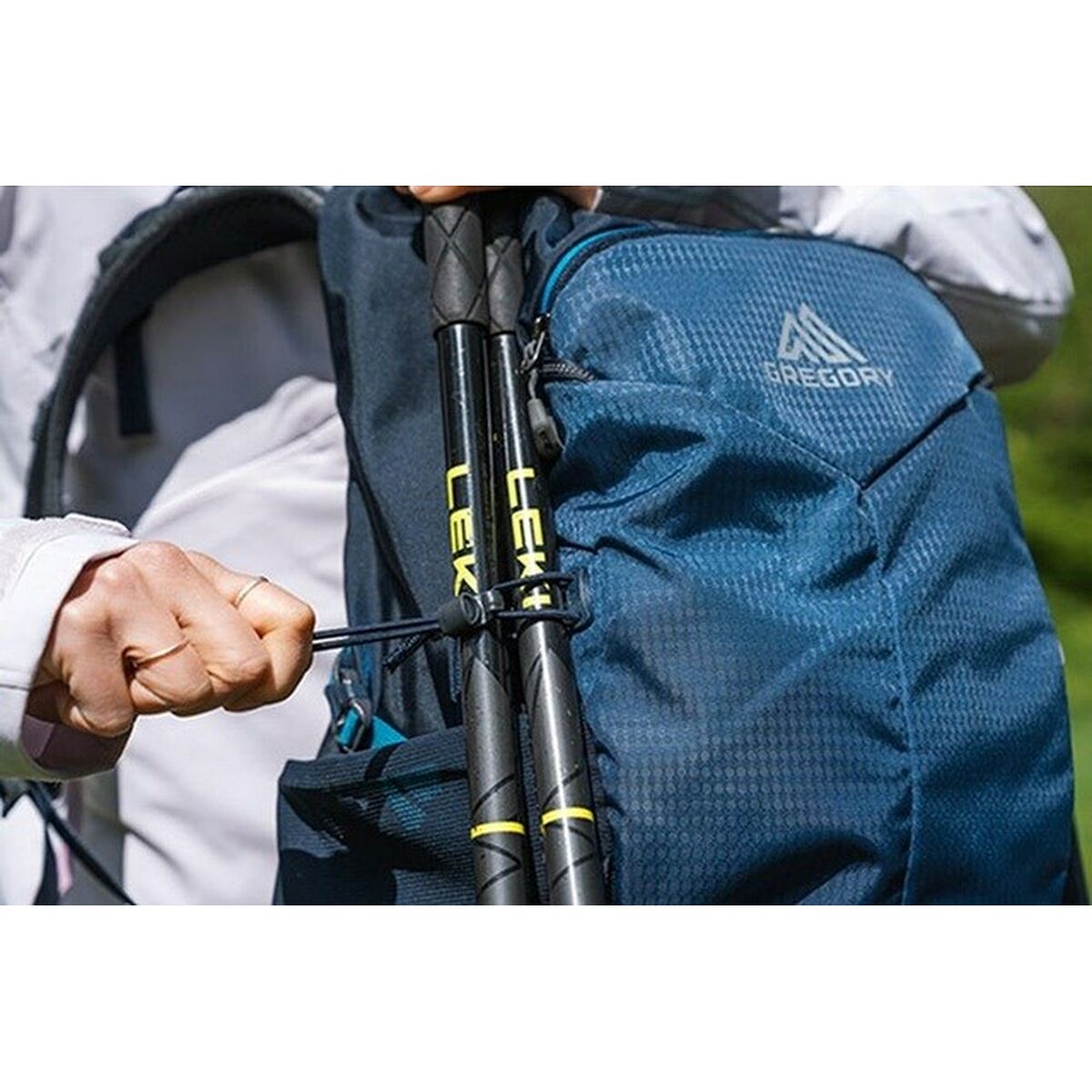 Gym Bag Gregory 153049-1552 Blue Red 20 L 25 L