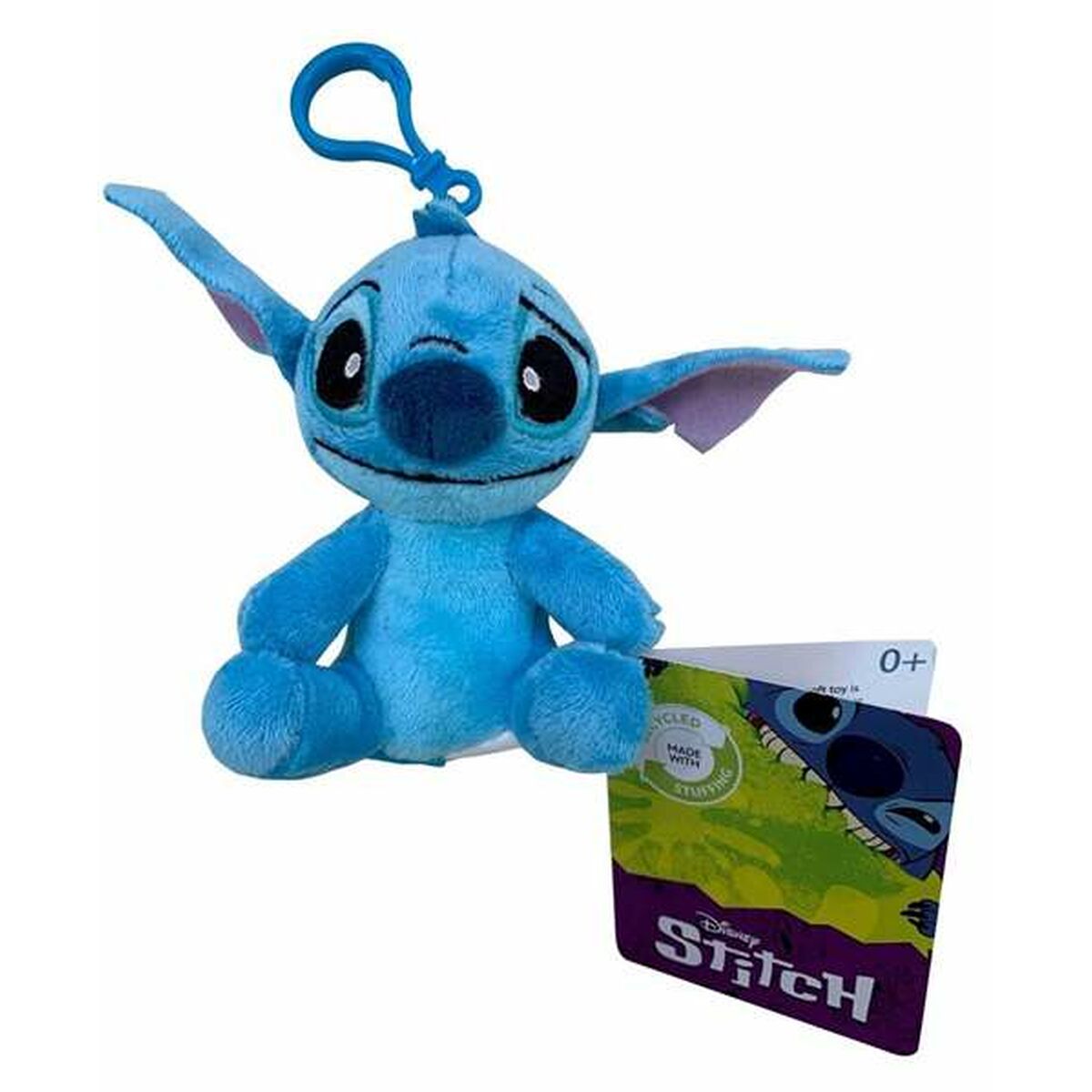 Fluffy toy Stitch Blue 10 cm Fluffy toy Stitch Blue 10 cm