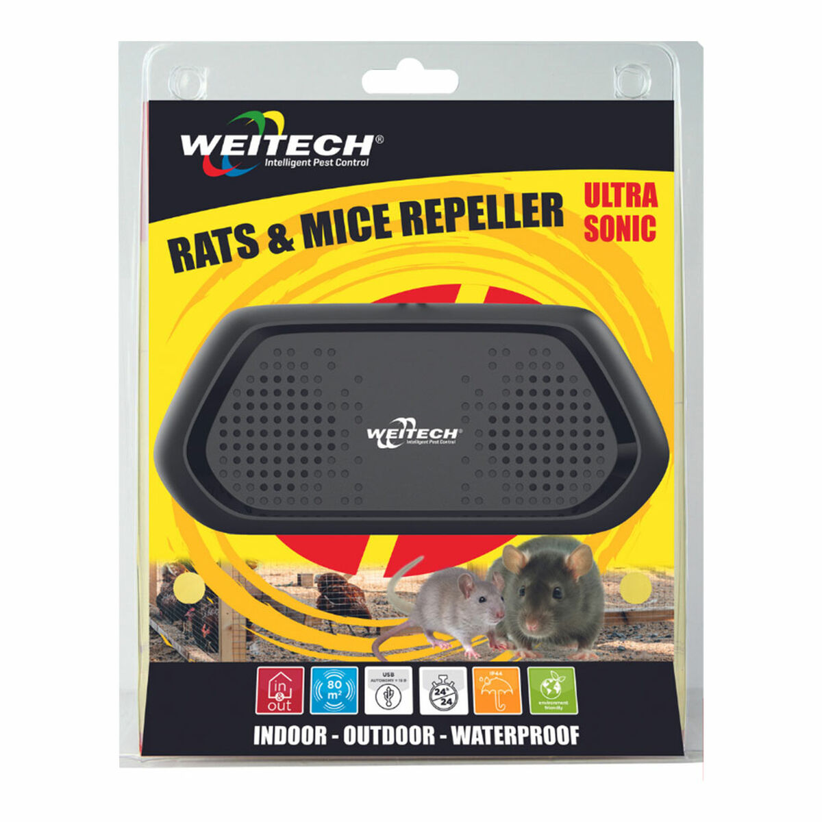 Ultrasonic rat and mouse repeller Weitech Ultrasonic rat and mouse repeller Weitech