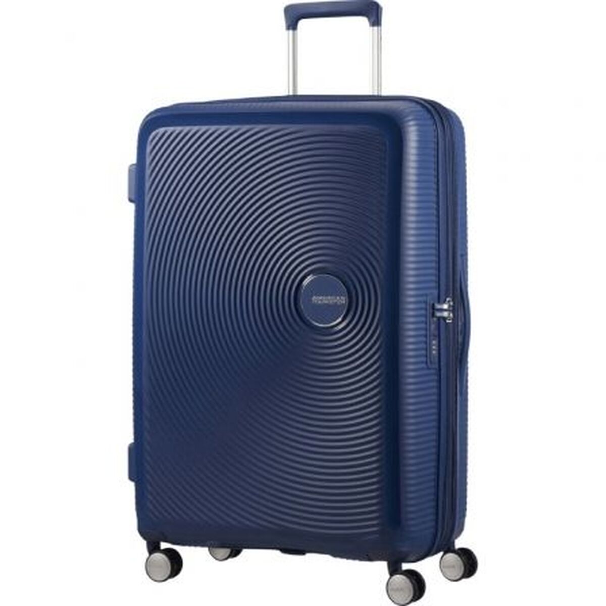 Large suitcase American Tourister SoundBox Spinner Blue 110 L 77 x 51,5 x 32,5 cm Large suitcase American Tourister SoundBox Spinner Blue 110 L 77 x 51,5 x 32,5 cm