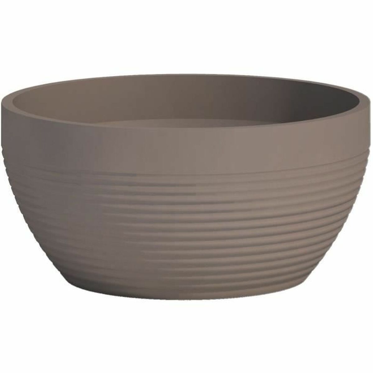 Plant pot Garden ID Taupe 25 x 12 cm Plant pot Garden ID Taupe 25 x 12 cm