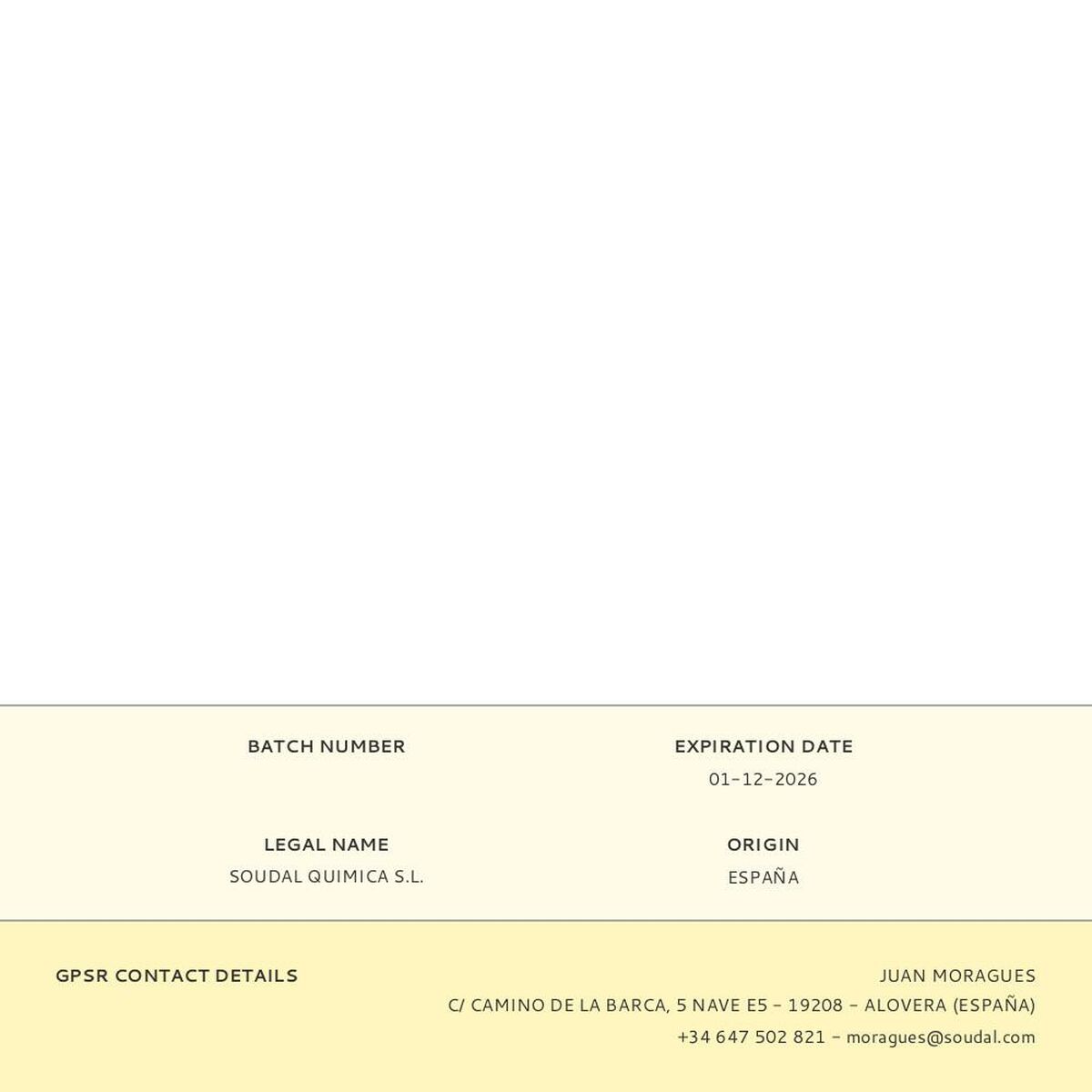 Silicone Soudal 115924 Universal Silver 280 ml