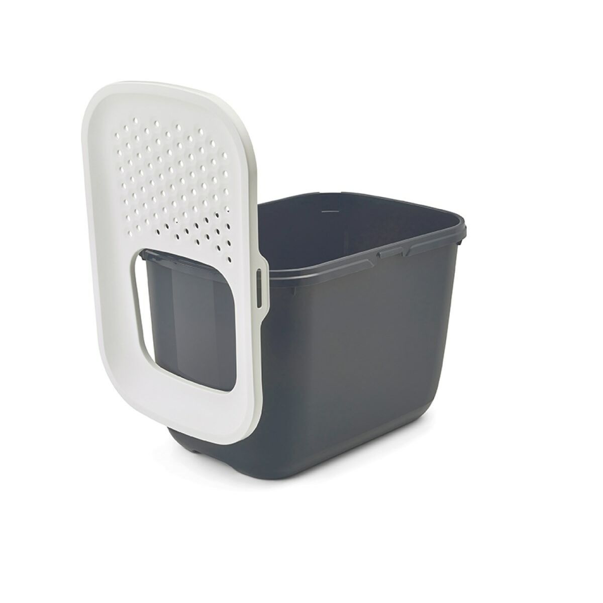 Cat Litter Box Vadigran White Anthracite Plastic