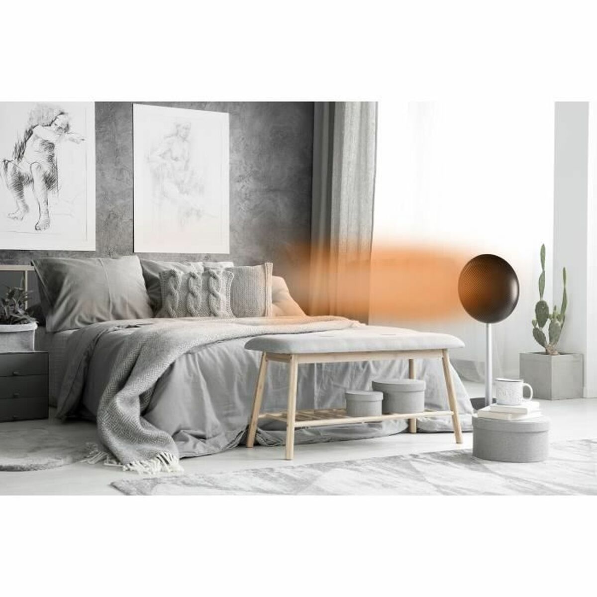 Radiator DOMO DO7349H Black 2000 W