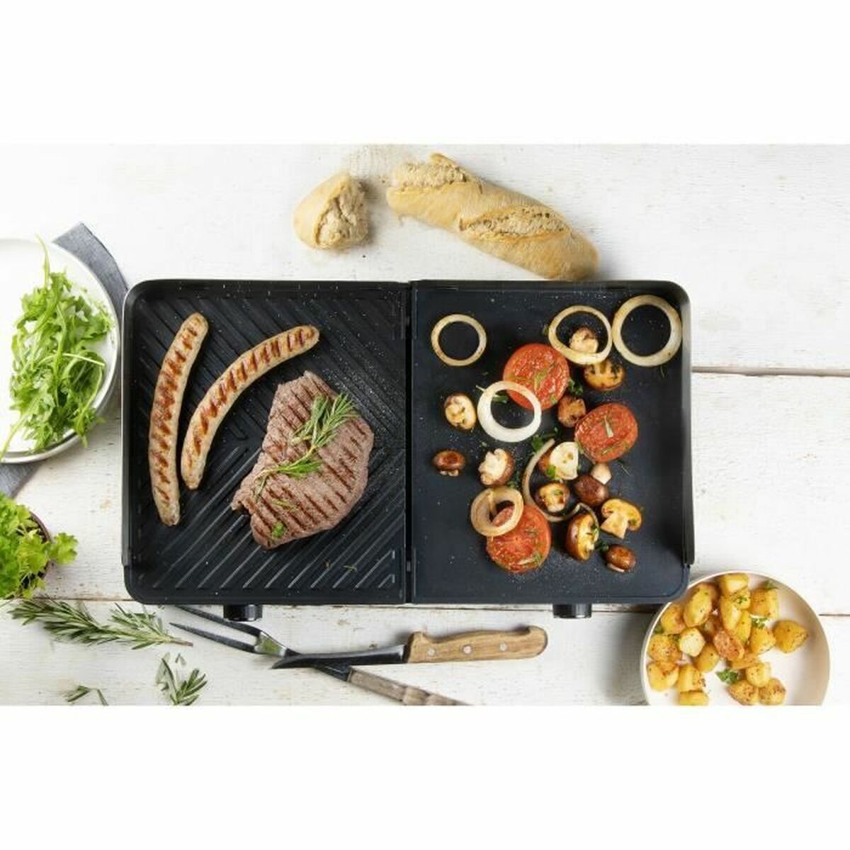 Grill DOMO Black 2200 W