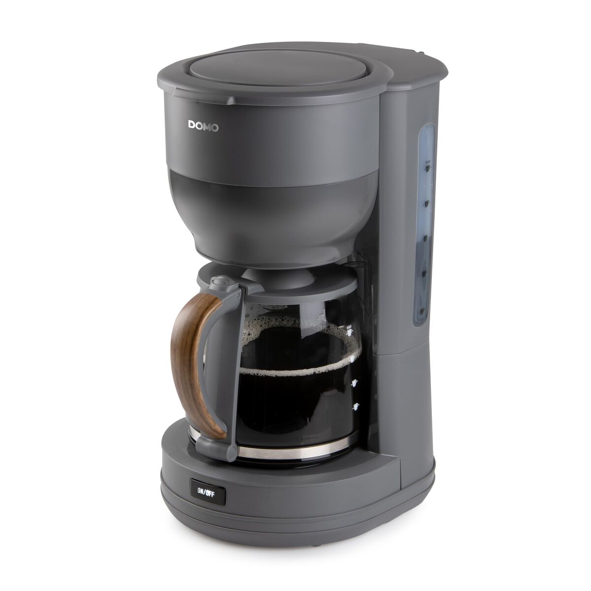 Drip Coffee Machine DOMO DO754K Grey 900 W 10 Cups 1,25 L