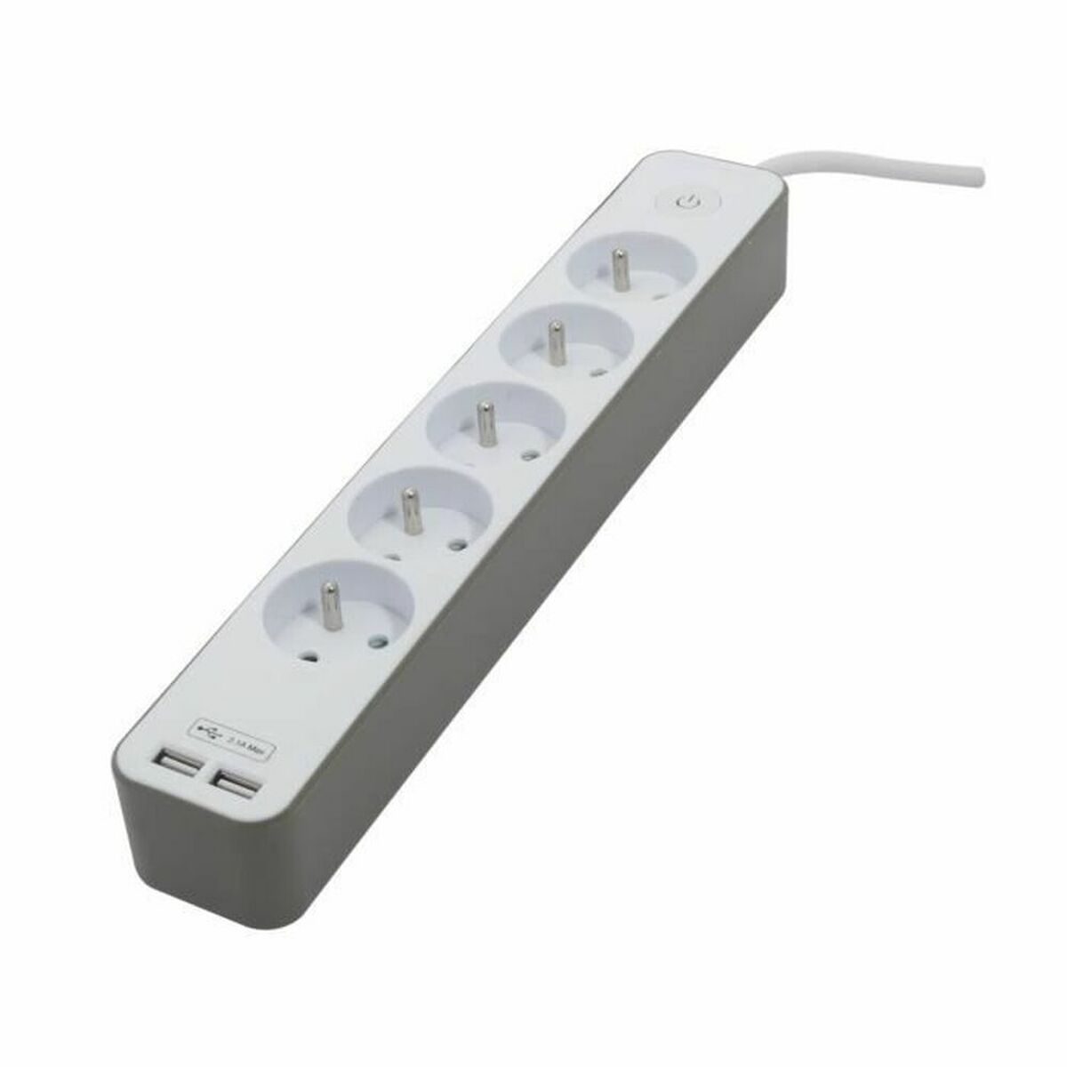 Power Socket – 5 Sockets with Switch Chacon 49710 (1,5 m)