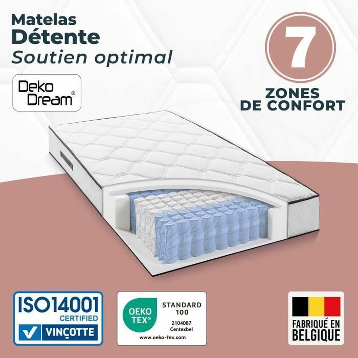 Viscoelastic Mattress Somnis Beeding 90 x 190 cm