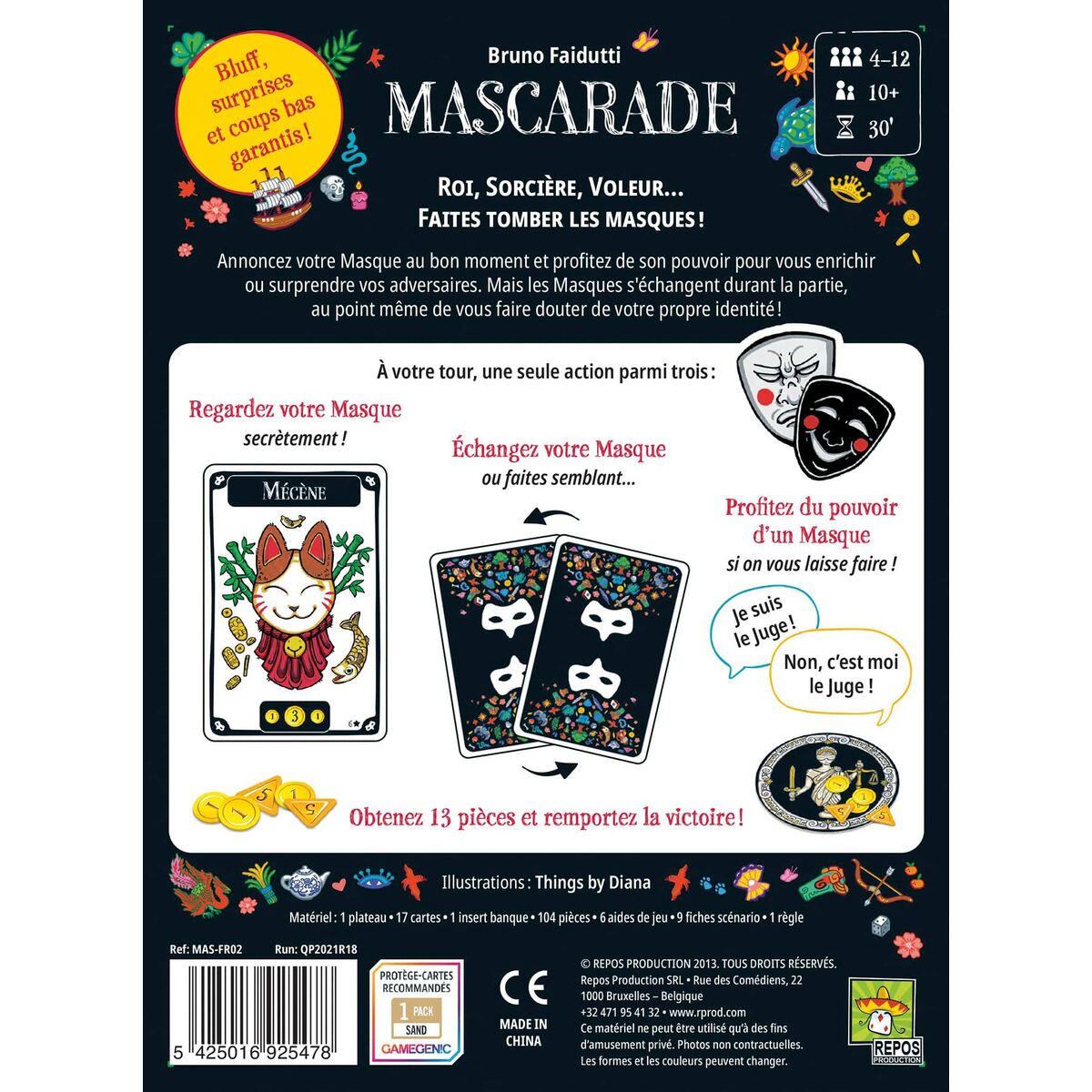 Board game Asmodee Mascarade
