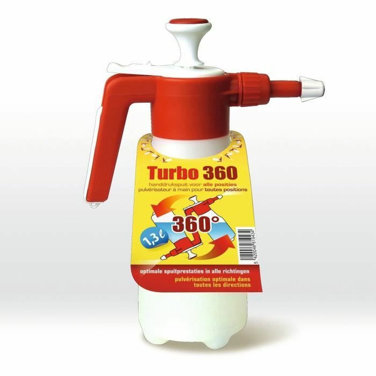 Garden Pressure Sprayer BSI Turbo 360 1,3 L White Red